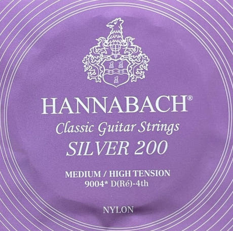 Hannabach 900 D4 corda per basso da chitarra classica, medium/high tension
