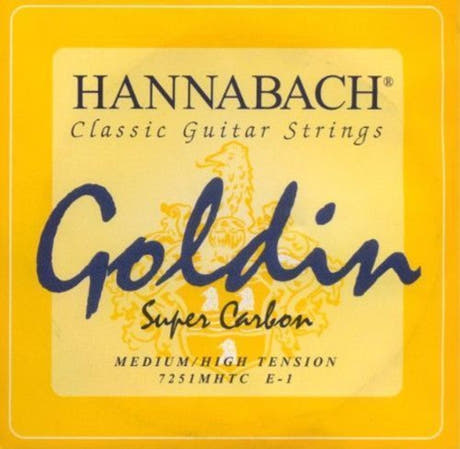 Hannabach 725 corda E1 per chitarra classica, medium/alta tensione