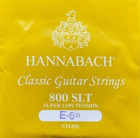 Hannabach 800 corda bassa E6 per chitarra classica, super low tension