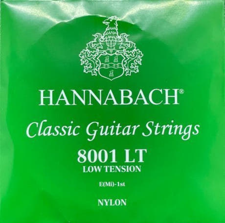 Hannabach 800 corda E1 per chitarra classica, tensione low