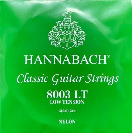 corda acuta Hannabach 800 G3 per chitarre classiche, low tension