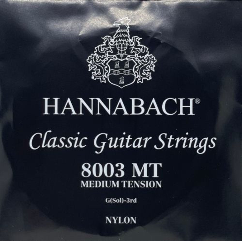 Hannabach 800 G3 corda acuta per chitarra classica, medium tension