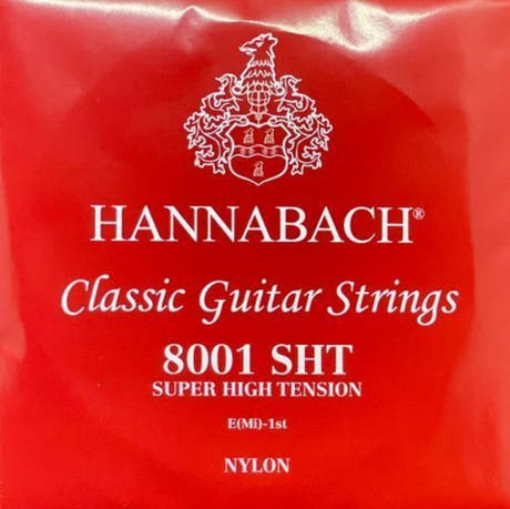 Hannabach 800 E1 corda acuta per chitarra classica, super High tension