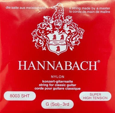 Hannabach 800 G3 corda acuta per chitarra classica, super High tension