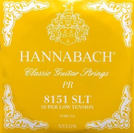 Hannabach 815 E1 corda acuta per chitarre classiche, super low tension
