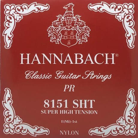 Hannabach 815 E1 corda cantino per chitarre classica, tensione super high