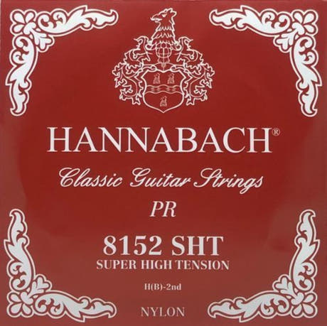 Hannabach 815 H/B2 corda acuta, chitarra classica, super high tension
