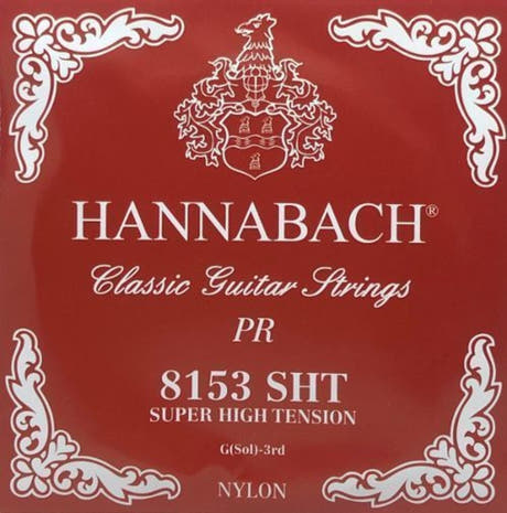 Hannabach 815 G3 corda cantino per chitarre classica, tensione super high
