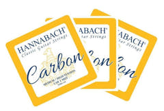Hannabach Corde per chitarra classica CARBON Medium/High tension Discant - set di 3 treble (CAR8MHT)