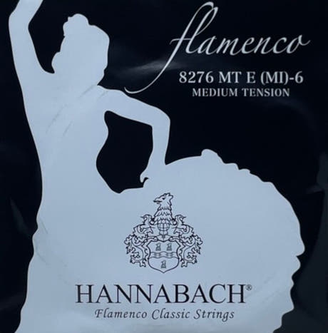 Hannabach 827 E6 corda per basso per chitarra flamenca, tensione medium