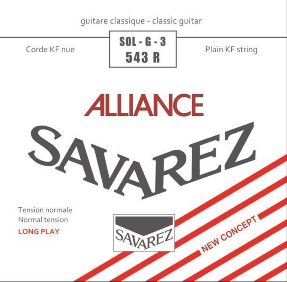 Savarez 543R Alliance HT Classic corda acuta G3, normal tension