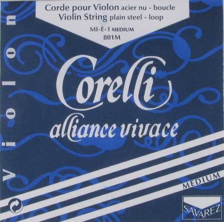 Corelli Alliance Vivace 801M corda E per violino, asola, medium