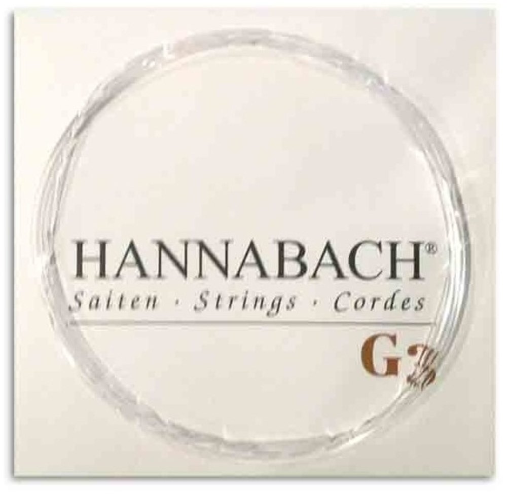 Hannabach 890 corda liscia 1/4 G3 per chitarra per bambini, medium tension