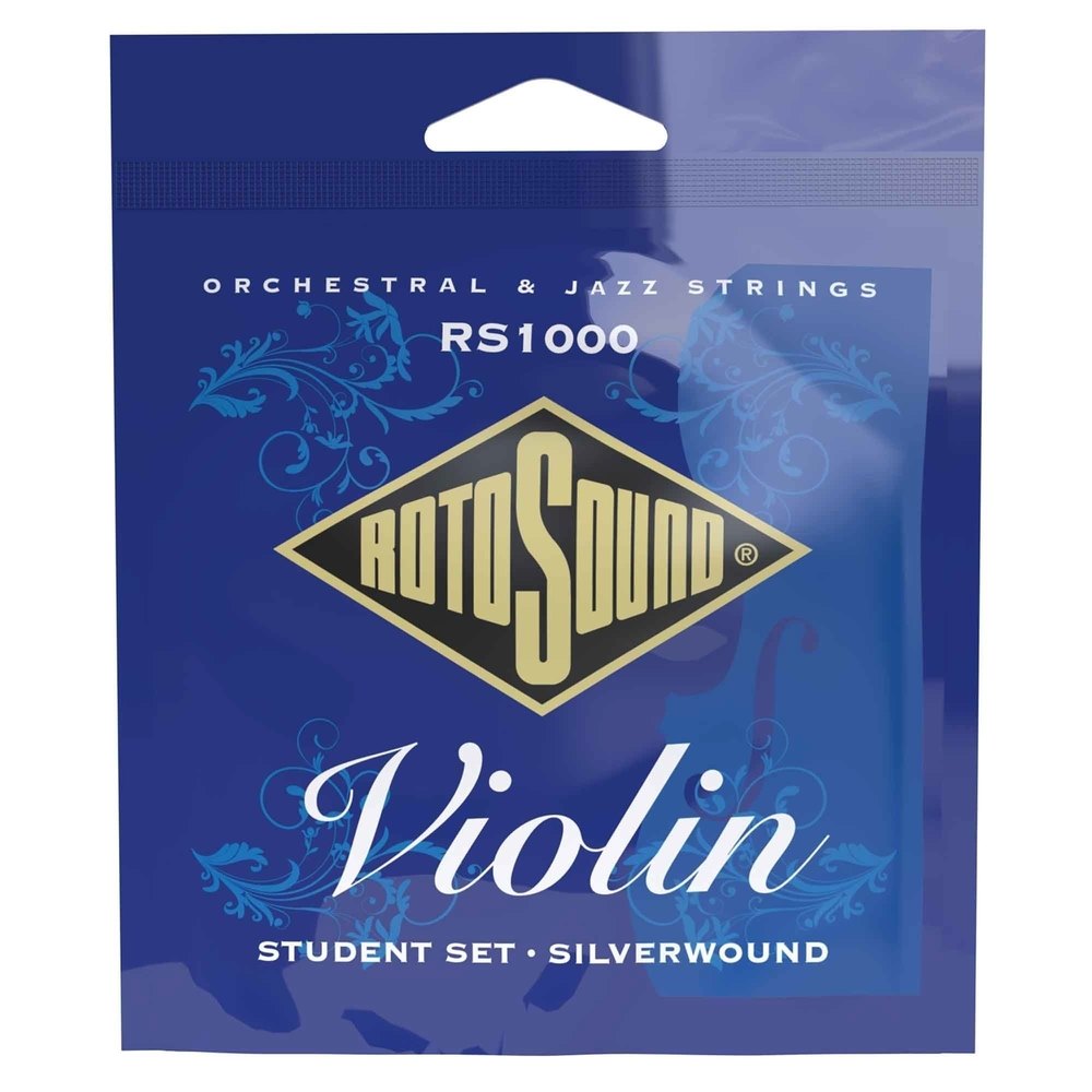 Set di corde Rotosound RS1000 Student per violino, acciaio e argento