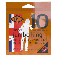 Rotosound corde per Chitarre acustica Jumbo King - set 12 corde Extra Light 10-48 (JK30EL)