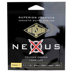 Rotosound Corde per Chitarra acustica Nexus Coated - Set Light 11-52 (NXA11)