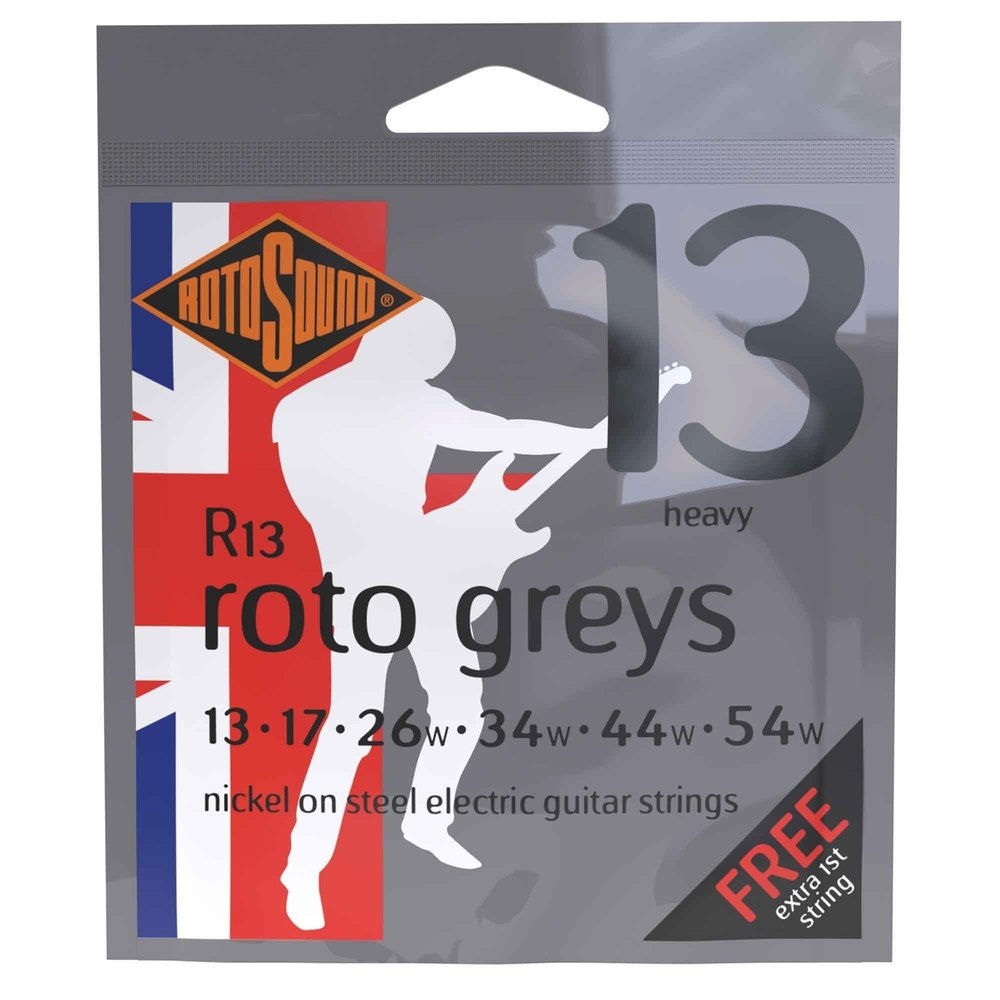Rotosound Roto Greys R13 corde per chitarra elettrica 13-54