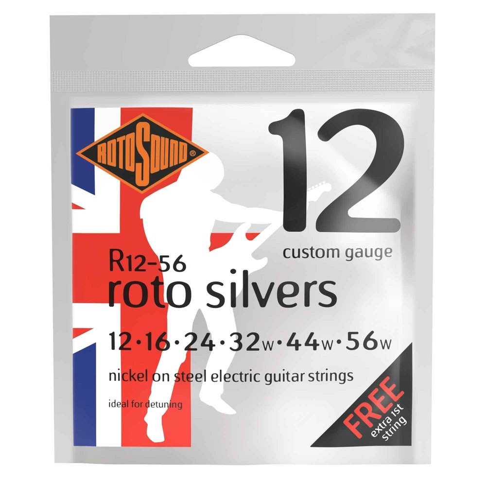 Rotosound Roto Silvers R12-56 corde per chitarre elettriche 12-56