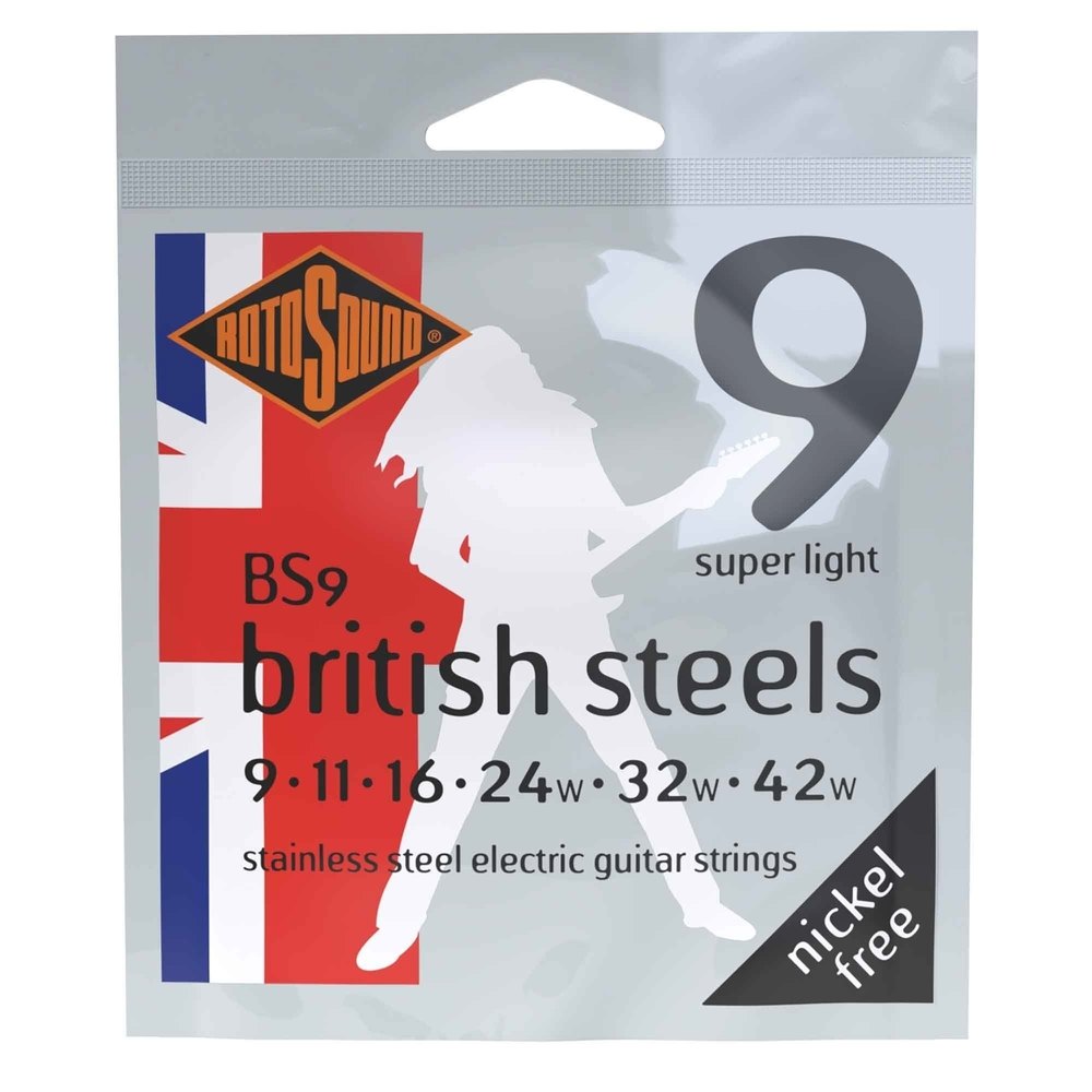Rotosound British Steels BS9 corde per chitarra elettrica 9-42