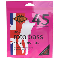 Rotosound Corde per basso elettrico Roto Bass - Set 4 corde Nickel Standard 45-105 (RB45)