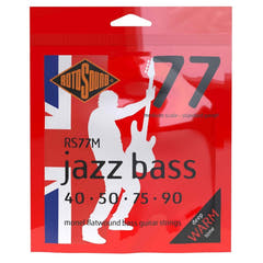 Corde Rotosound Jazz Bass Strings Jazz Bass 77 - Set 4-string Medium 40-90 //lunghezza scala Medium (30.5"/772mm a 32"/810mm) (RS77M)