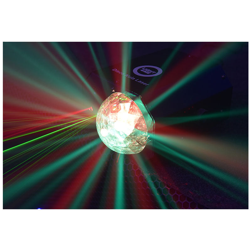 LIGHT4ME Palla da discoteca laser multieffetto LED