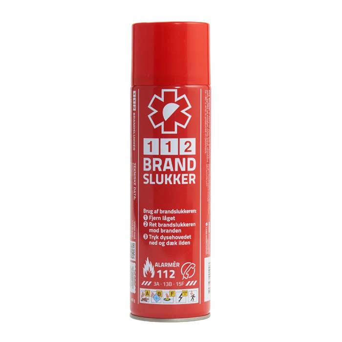 112 estintore 400 ml. inclusa custodia in neoprene