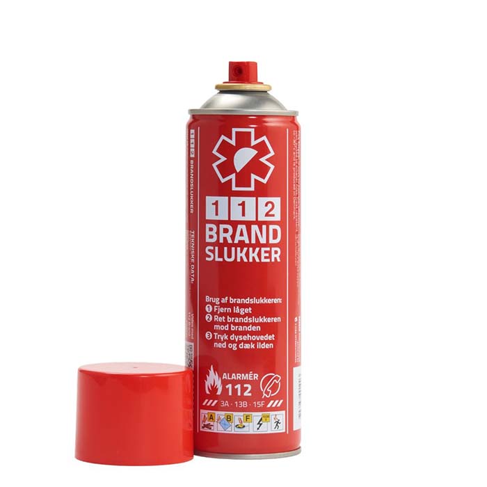 112 estintore 400 ml. inclusa custodia in neoprene