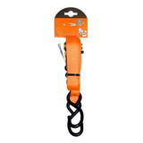 Cinghia per bagagli 500 cm 25mm con chiusura a scatto, 2 ganci TüV/GS