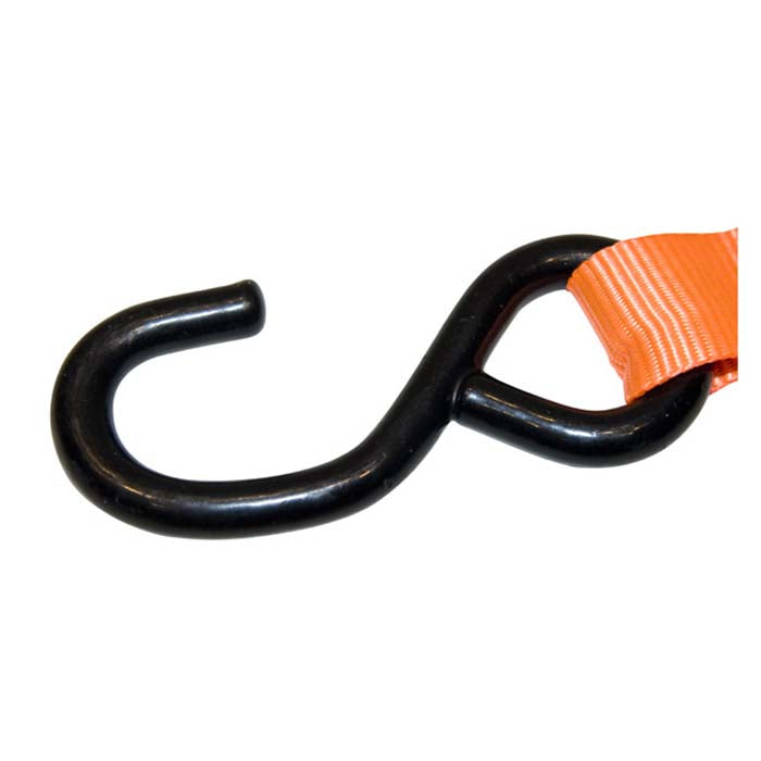 Cinghia per bagagli 500 cm 25mm con chiusura a scatto, 2 ganci TüV/GS