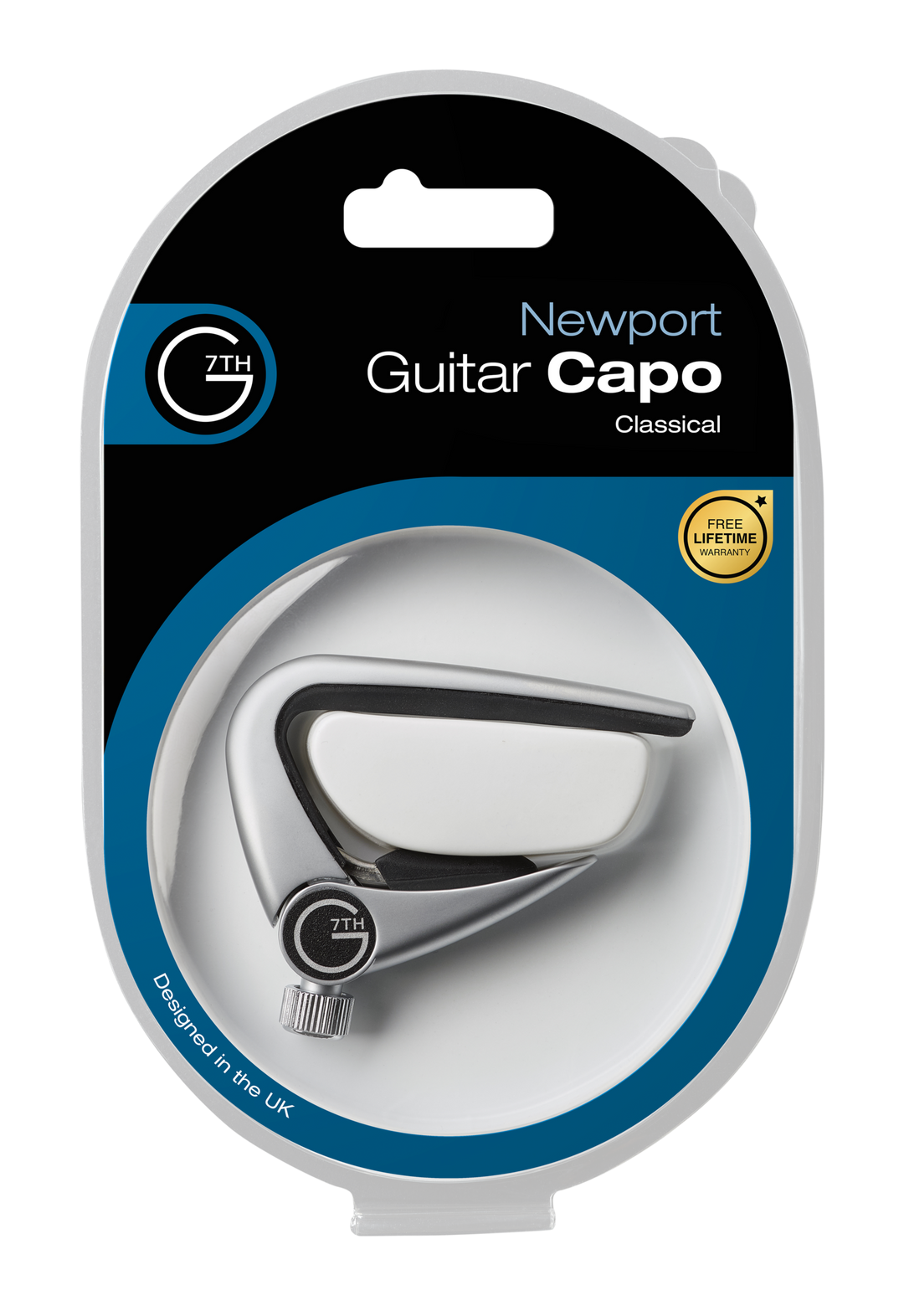 G7th Capo Newport - Chitarra classica, argento (C33013)