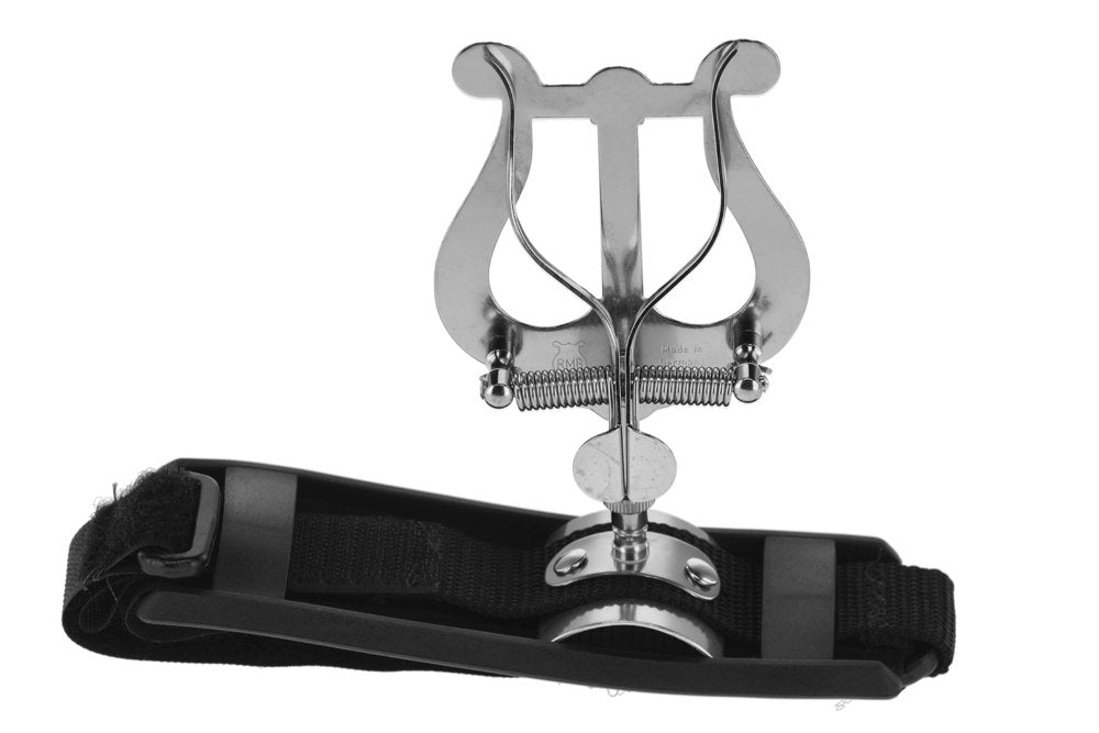 Lyra per flauto GEWA, grande, cuscinetto imbottito con velcro