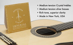 Corde Augustine per chitarra classica Imperial Crystal Nylon medium - Set Imperial Red (medium/medium)