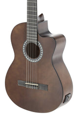 Chitarra classica elettroacustica VGS Basic, color noce