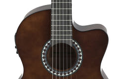 Chitarra classica elettroacustica VGS Basic, color noce