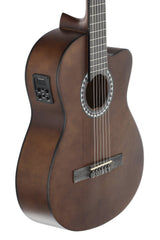 Chitarra classica elettroacustica VGS Basic, color noce