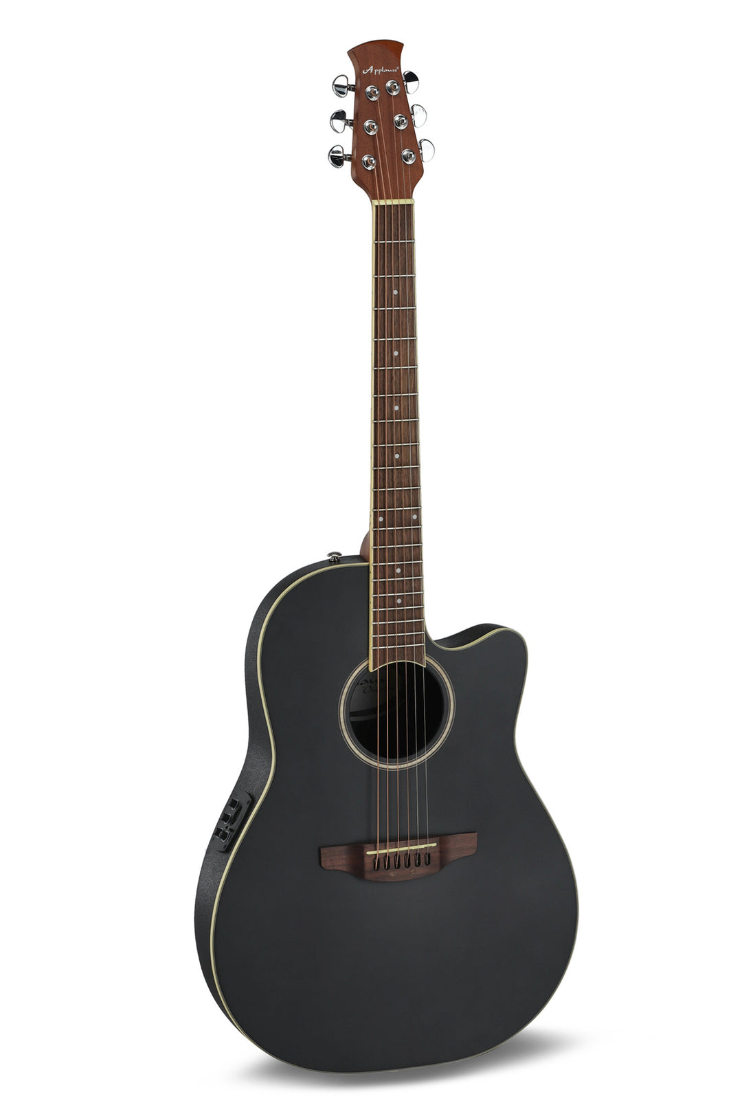 Applause E-Acoustic Chitarre AB24II CS Mid Cutaway - Nero Satinato (AB24-5S)