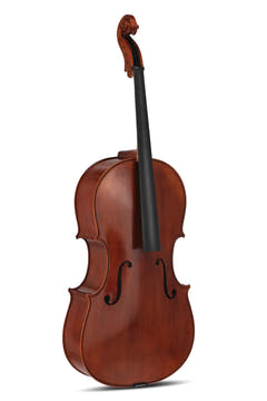 Violoncello GEWA Europa Maestro 4/4, vernice ad alcool marrone castagna