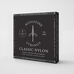 Augustine Corde per chitarra classica Classic Label - 3 x set Classic Black (normale/bassa)