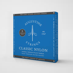 Augustine Corde per chitarra classica Classic Label - 3 x set Classic Blue (normale/alta)