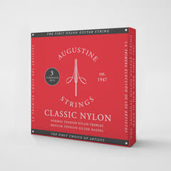 Augustine Strings for classic chitarre Classic Label - 3 x Set Classic Red (normal/medium)