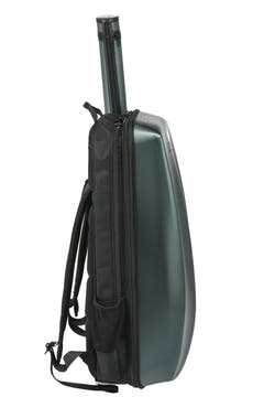 GEWA Zaino per custodia da violino Space Bag - Green 4/4 - 3/4 (33 x 67 (with bow case 79 ) x 19 cm)
