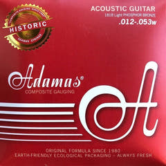 Corde per chitarra Adamas Historic Reissue 1818, Light .012-.053