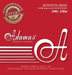 Adamas Corde per basso acustico Phosphor Bronze - Set 4 corde med-light (5300ML)