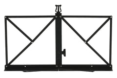 Leggio da tavolo GEWA, nero, 22 cm da chiuso, con borsa