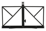 Leggio da tavolo GEWA, nero, 22 cm da chiuso, con borsa