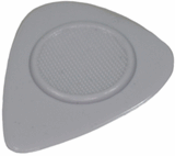 Plettri Heriba Thumb Rest in nylon, a forma di cuore, grigi, 12 pz.