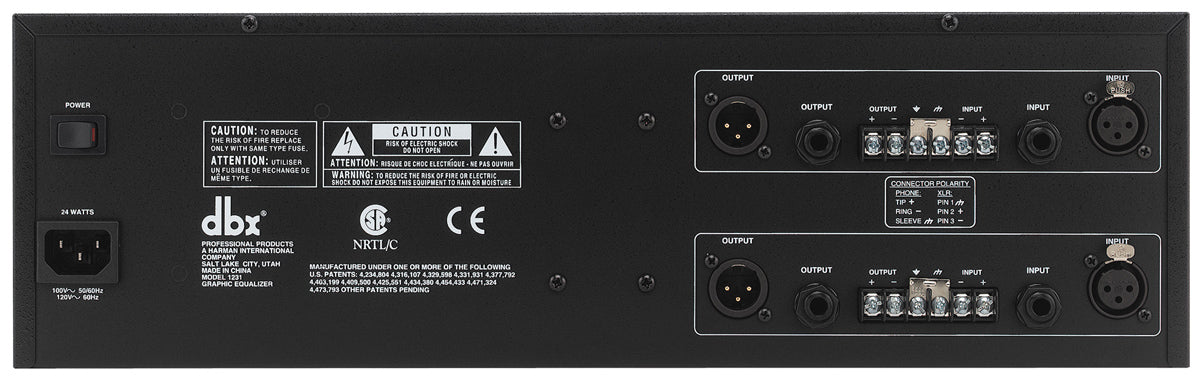 dbx 1231 2 x 31 Band Graphic Equalizer