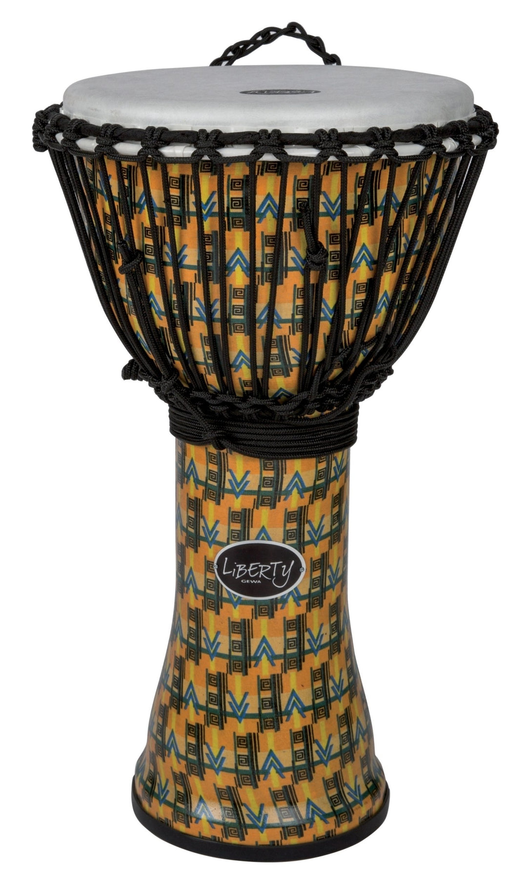 GEWA Djembé Liberty Series con accordatura a corda - 14" Abstract Kente