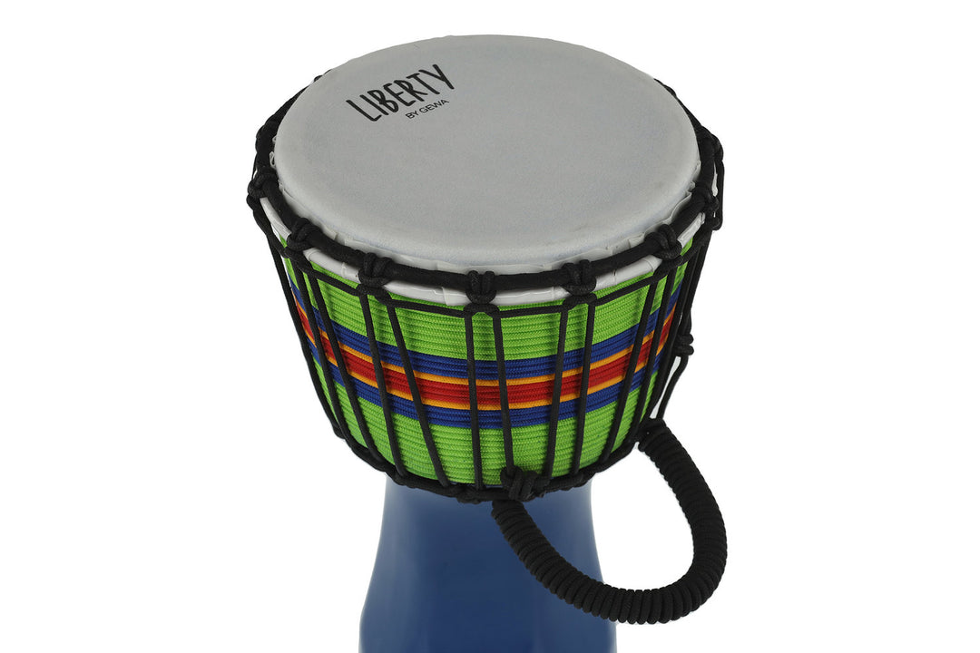 GEWA Djembé Liberty Series accordato a corda - 7" Blue